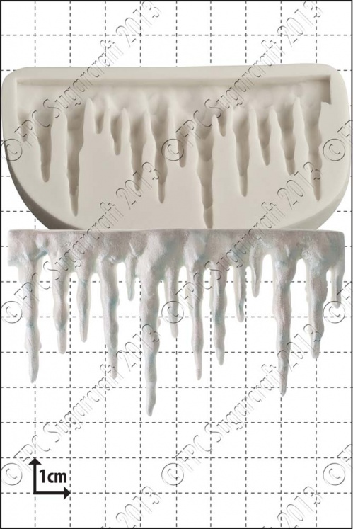 'Icicle Border' Silicone Mould